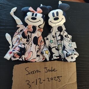 Mickey Mouse Minnie Mouse Loveys Little Sleepies